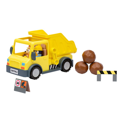 Camion Volquete + figuras Bluey FAMOSA