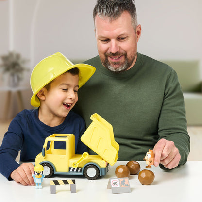 Camion Volquete + figuras Bluey FAMOSA