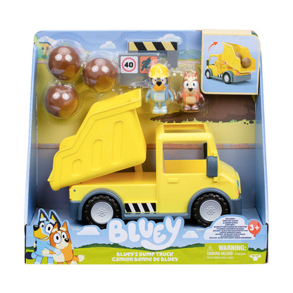 Camion Volquete + figuras Bluey FAMOSA