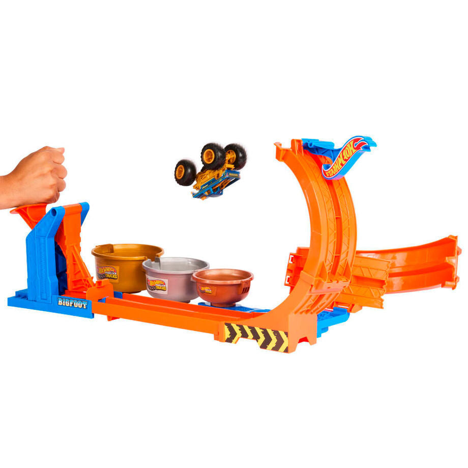 Pista Trofeo del Desafío Bigfoot Monster Trucks Hot Wheels MATTEL