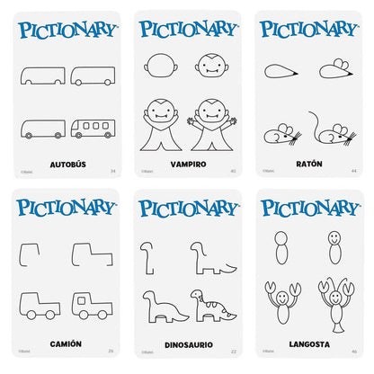 Juego mesa Pictionary español MATTEL