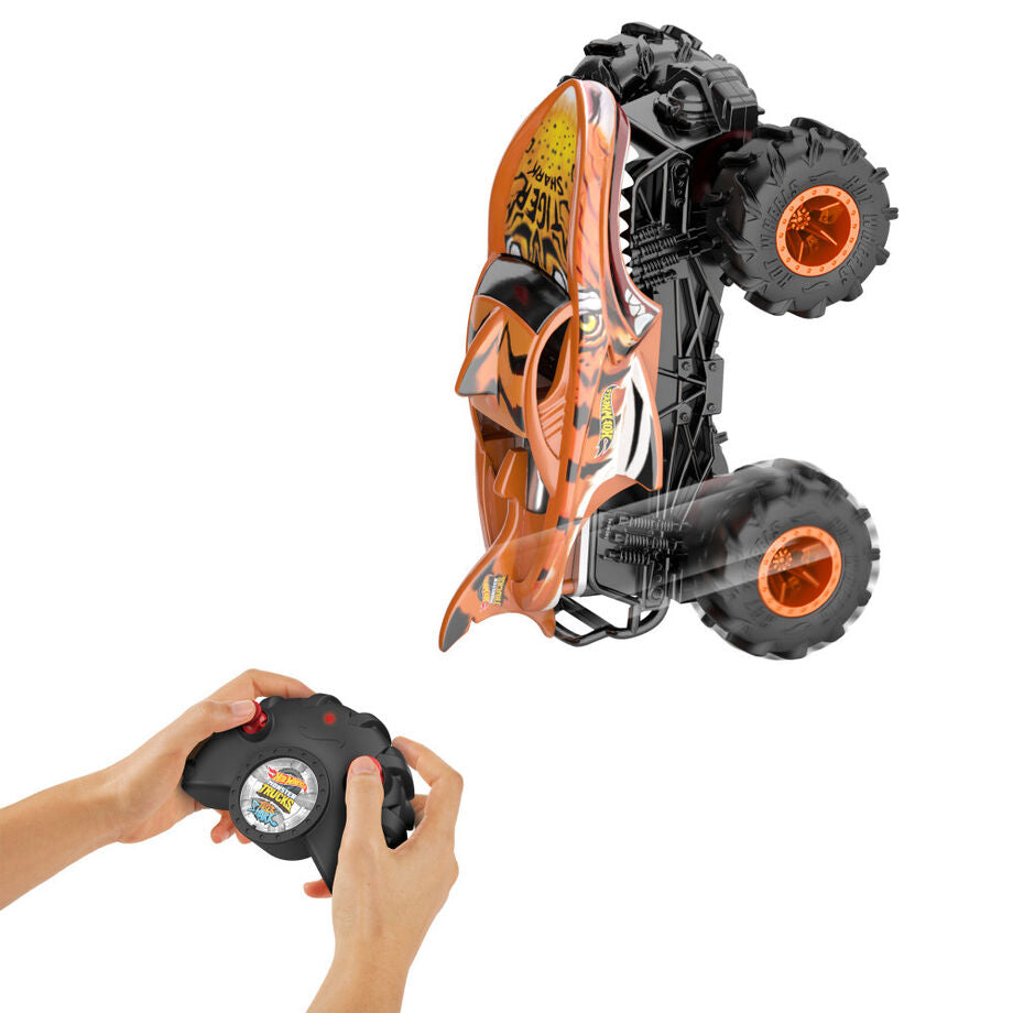 Coche radio control Tiger Shark Monster Trucks Hot Wheels MATTEL