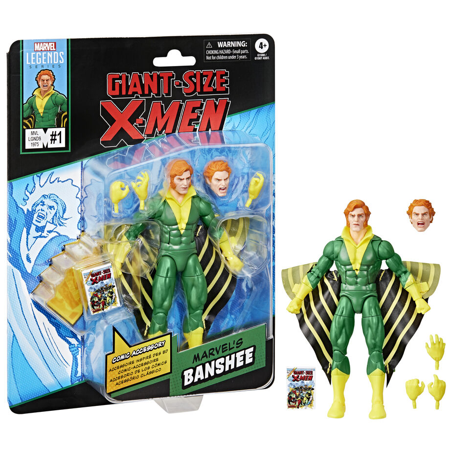 Figura Marvel's Banshee X-Men Marvel Legends 15cm HASBRO