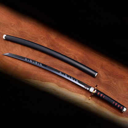 Replica Nichirin Sword Tanjiro Kamado Kyojuro Rengokus Sword Guard Demon Slayer Kimetsu no Yaiba 88cm TAMASHII NATIONS