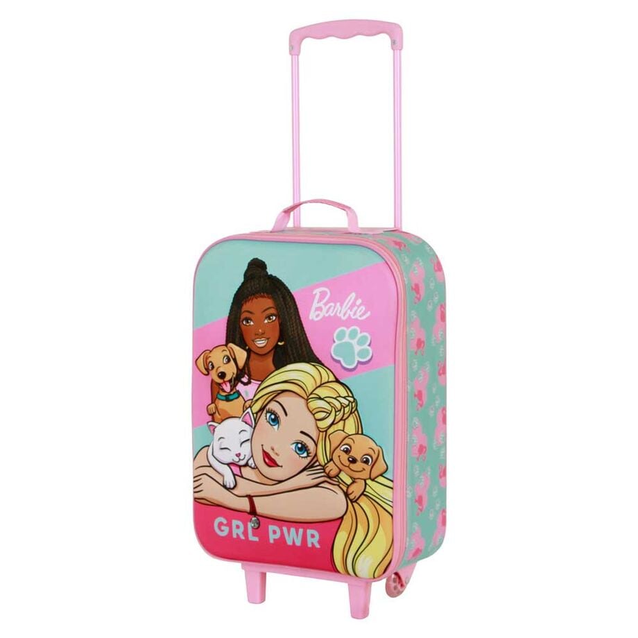 Maleta trolley 3D Pets Barbie 52cm KARACTERMANIA