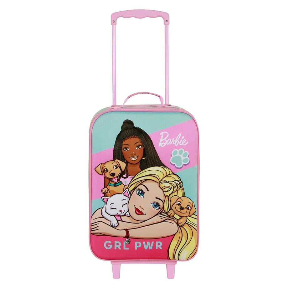 Maleta trolley 3D Pets Barbie 52cm KARACTERMANIA