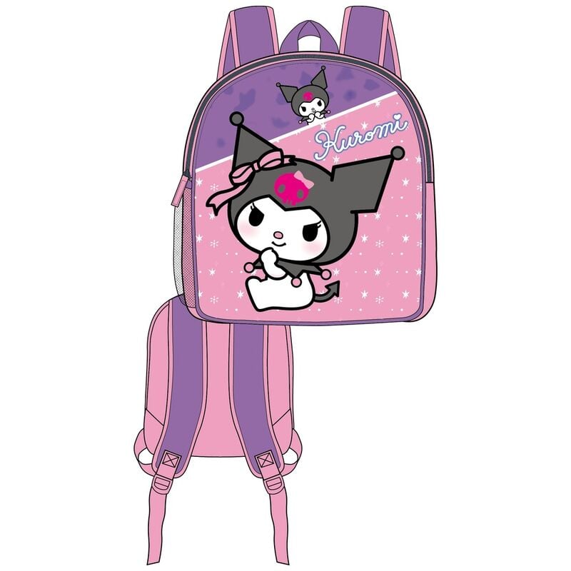 Mochila 3D Kuromi Hello Kitty 30cm SANRIO