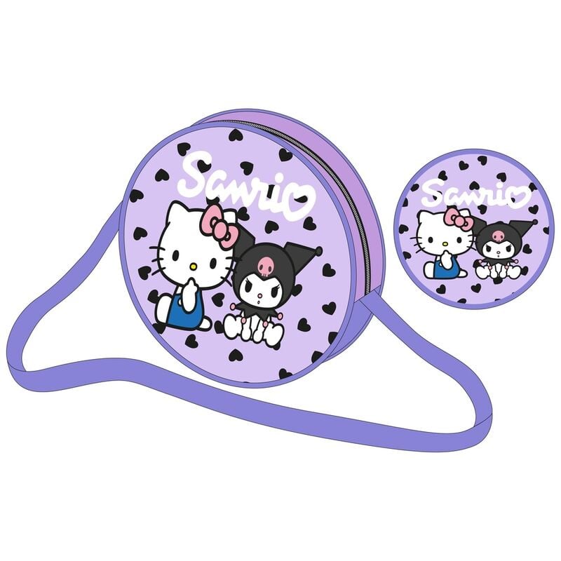 Bolso bandolera Kuromi & Hello Kitty SANRIO