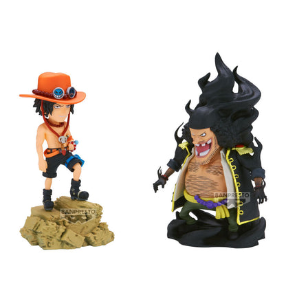 Figura Portgas D.Ace Vs Marshall.D.Teach Log Stories One Piece 8cm BANPRESTO