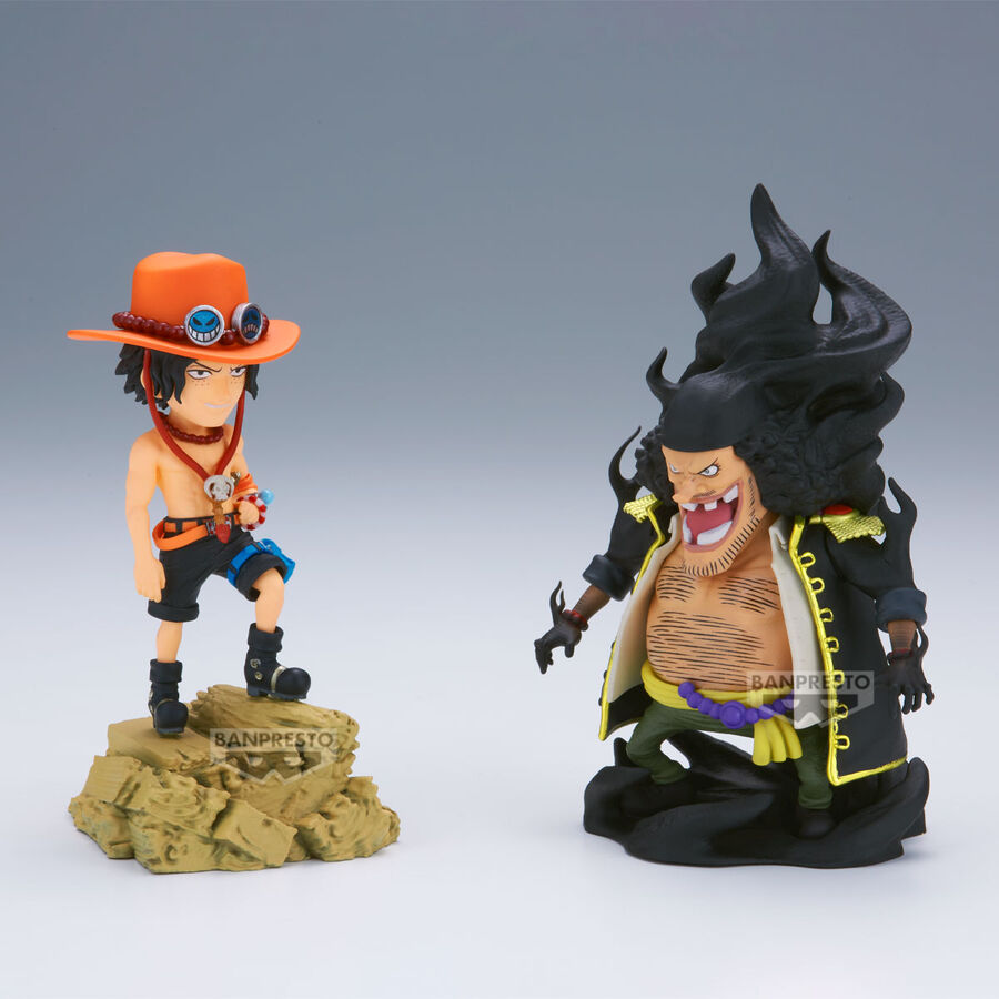 Figura Portgas D.Ace Vs Marshall.D.Teach Log Stories One Piece 8cm BANPRESTO
