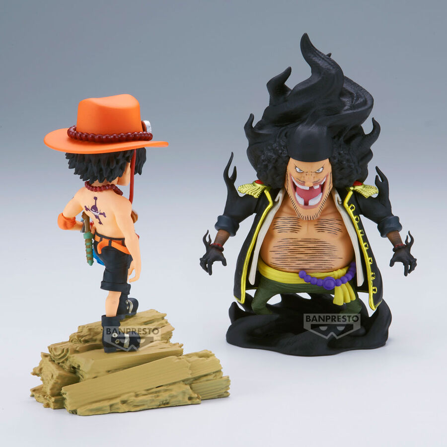 Figura Portgas D.Ace Vs Marshall.D.Teach Log Stories One Piece 8cm BANPRESTO