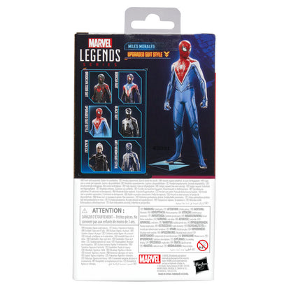 Figura Miles Morales Upgraded Suit Style Spider-Man 2 Marvel Legends 15cm HASBRO