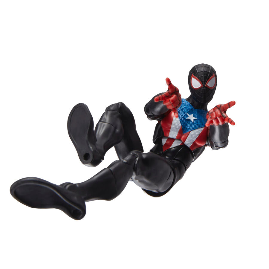 Figura Miles Morales Boricua Suit Spider-Man 2 Marvel Legends 15cm HASBRO