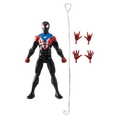 Figura Miles Morales Boricua Suit Spider-Man 2 Marvel Legends 15cm HASBRO