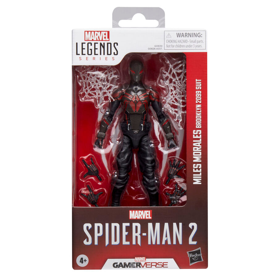 Figura Miles Morales Brooklyn 2099 Suit Spider-Man 2 Marvel Legends 15cm HASBRO