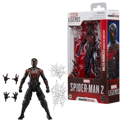 Figura Miles Morales Brooklyn 2099 Suit Spider-Man 2 Marvel Legends 15cm HASBRO