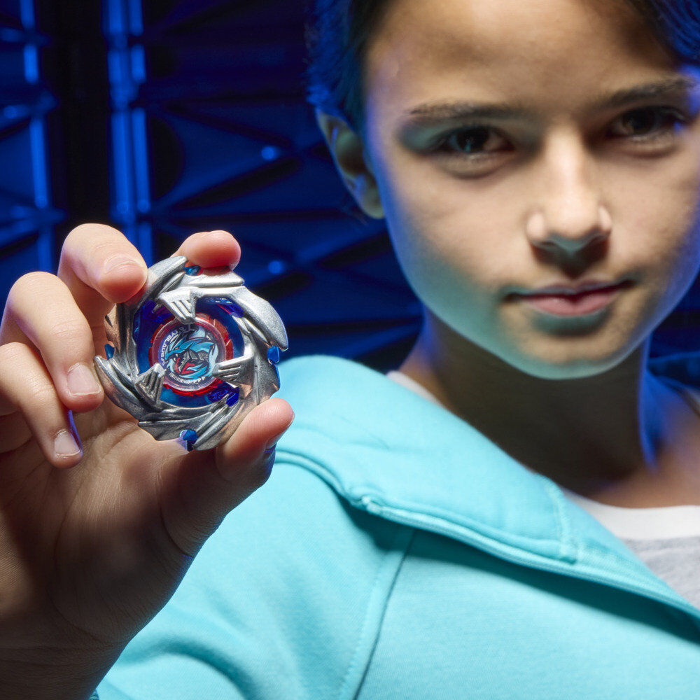 Set Premium lanzador con cuerda y top Cobalt Dragoon 2-60C Beyblade X HASBRO