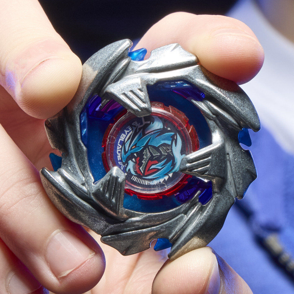 Set Premium lanzador con cuerda y top Cobalt Dragoon 2-60C Beyblade X HASBRO