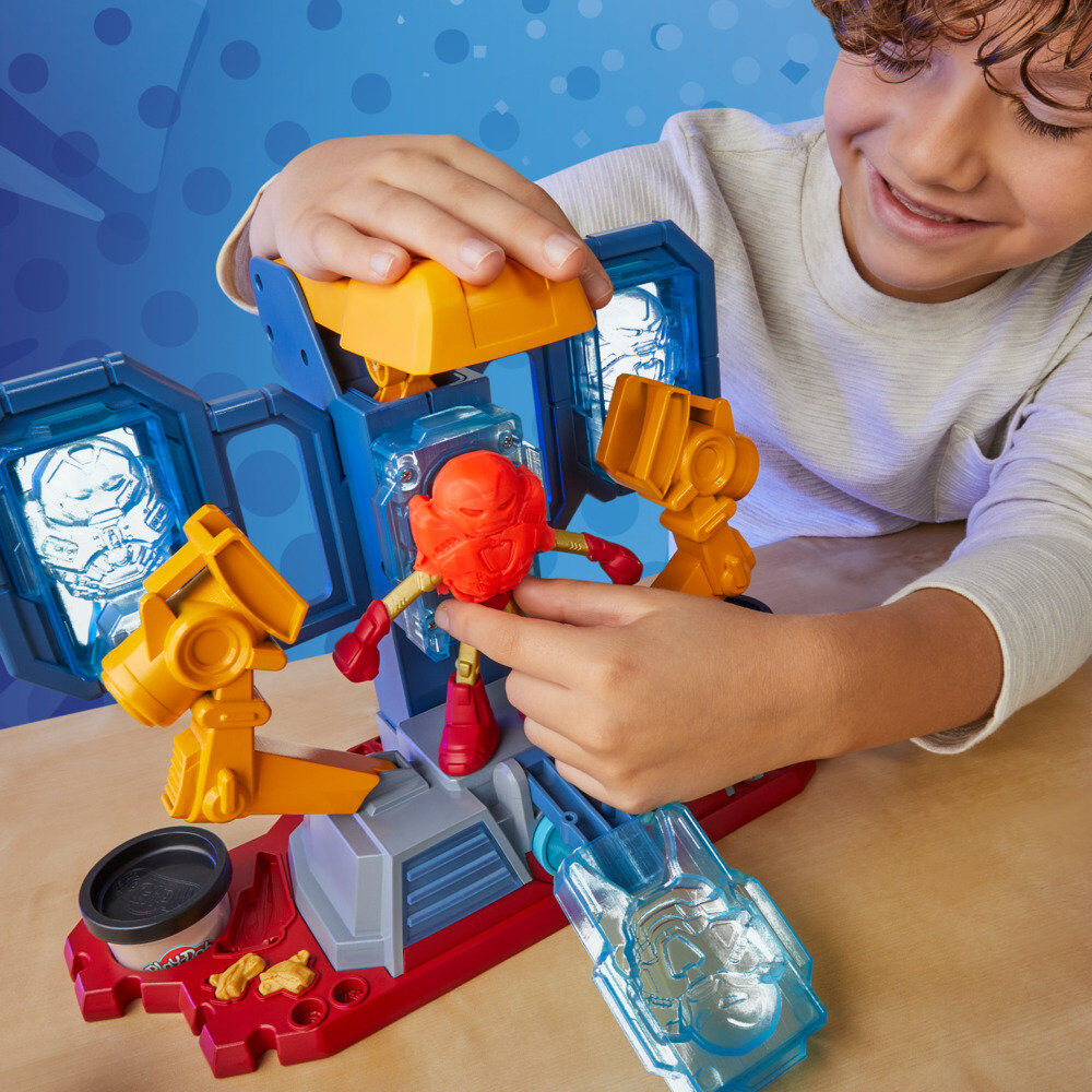 Laboratorio de armaduras Iron Man Marvel Play-Doh HASBRO