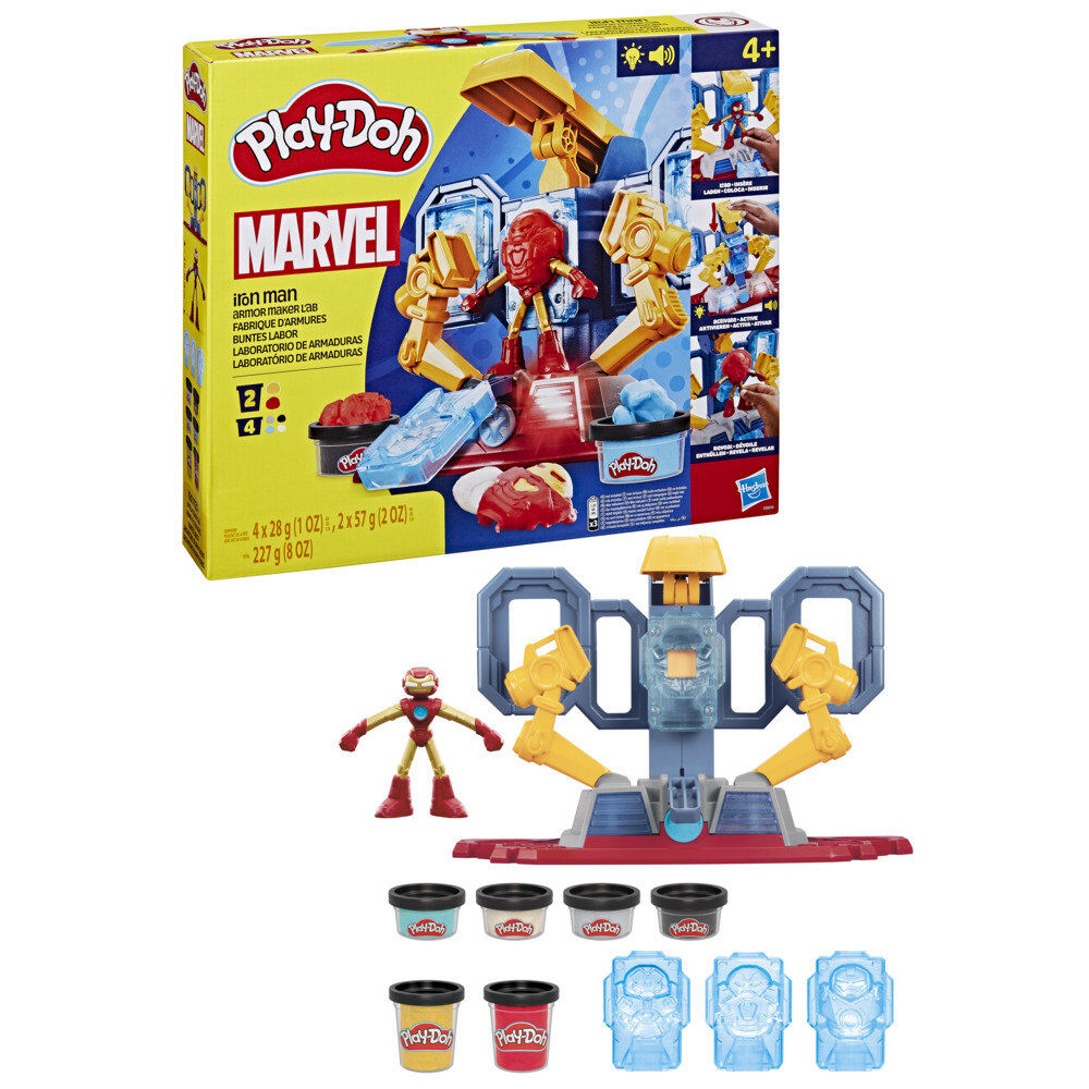 Laboratorio de armaduras Iron Man Marvel Play-Doh HASBRO