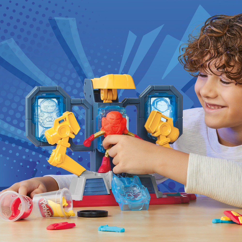 Laboratorio de armaduras Iron Man Marvel Play-Doh HASBRO