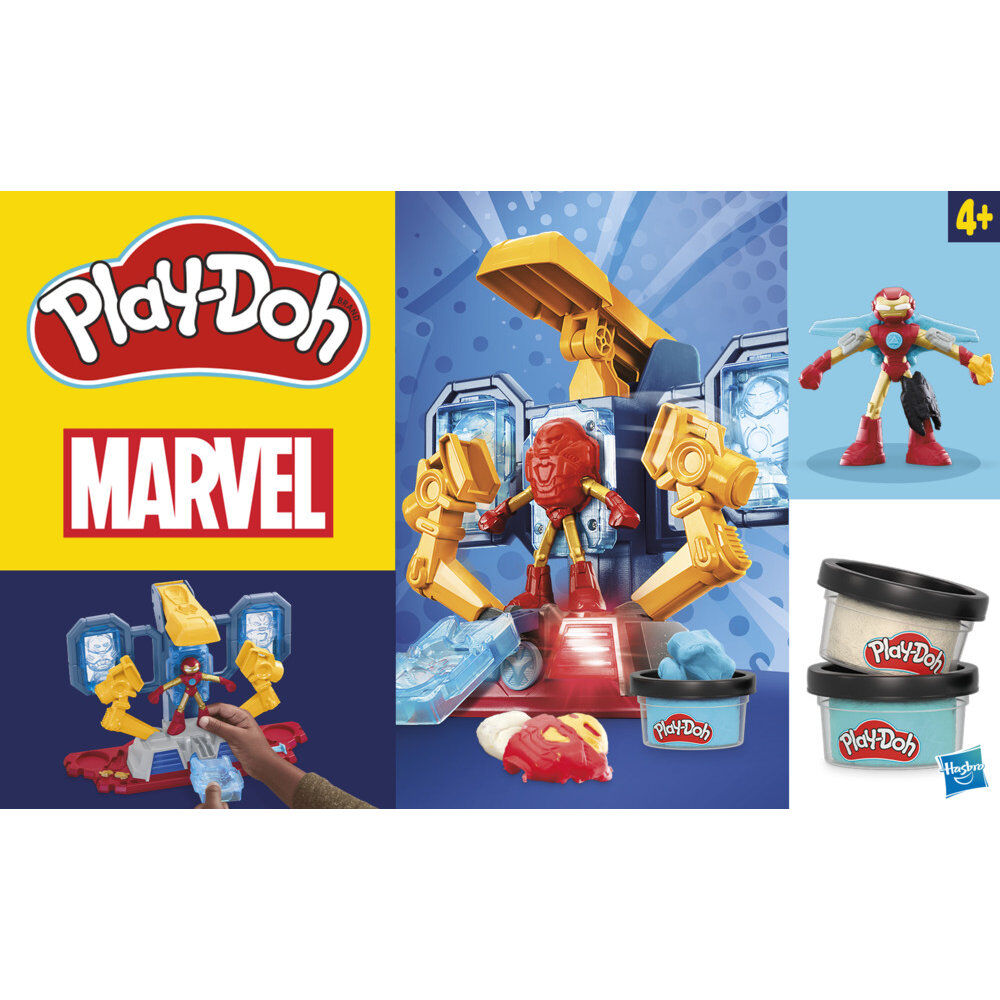 Laboratorio de armaduras Iron Man Marvel Play-Doh HASBRO