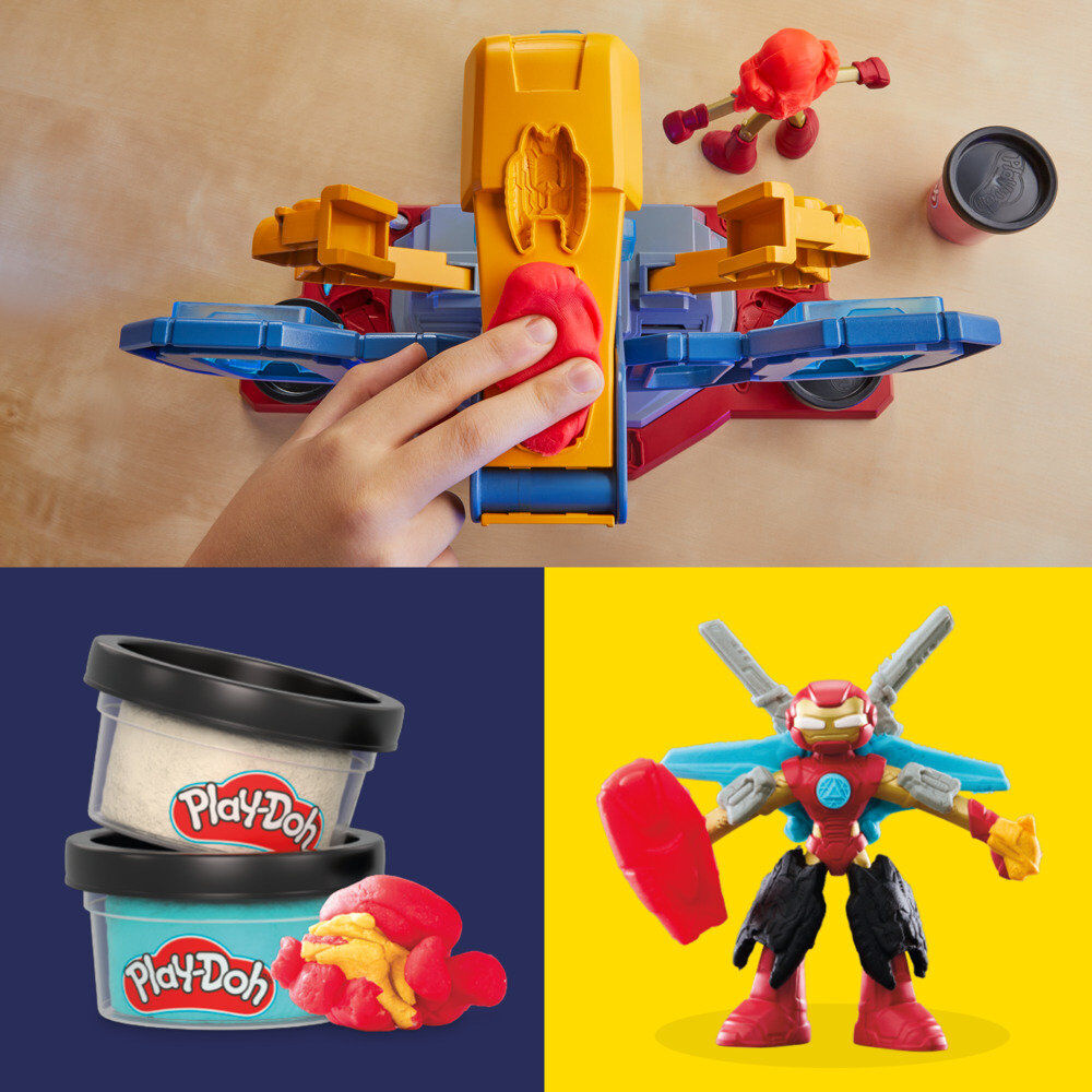 Laboratorio de armaduras Iron Man Marvel Play-Doh HASBRO