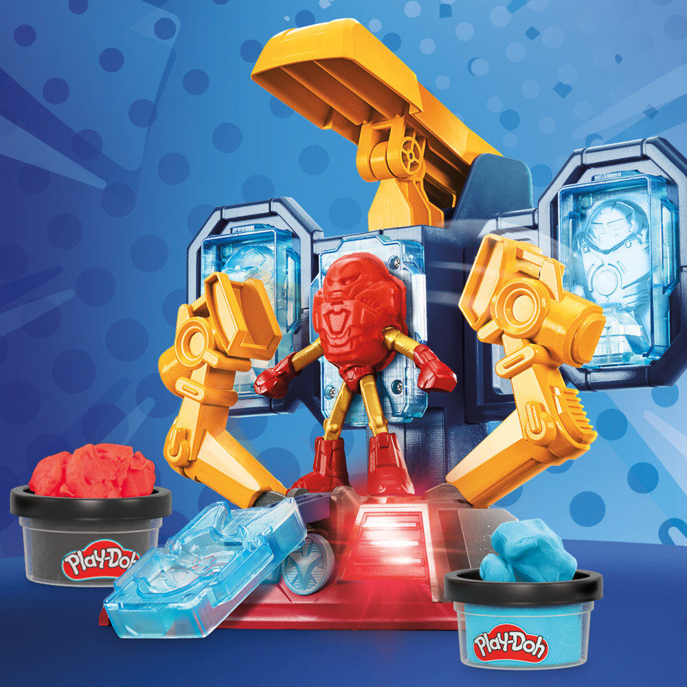 Laboratorio de armaduras Iron Man Marvel Play-Doh HASBRO