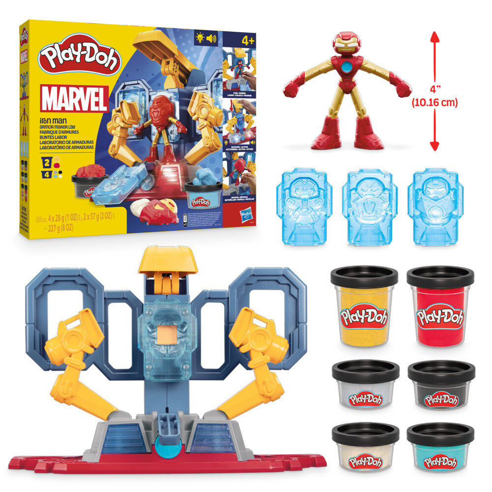 Laboratorio de armaduras Iron Man Marvel Play-Doh HASBRO
