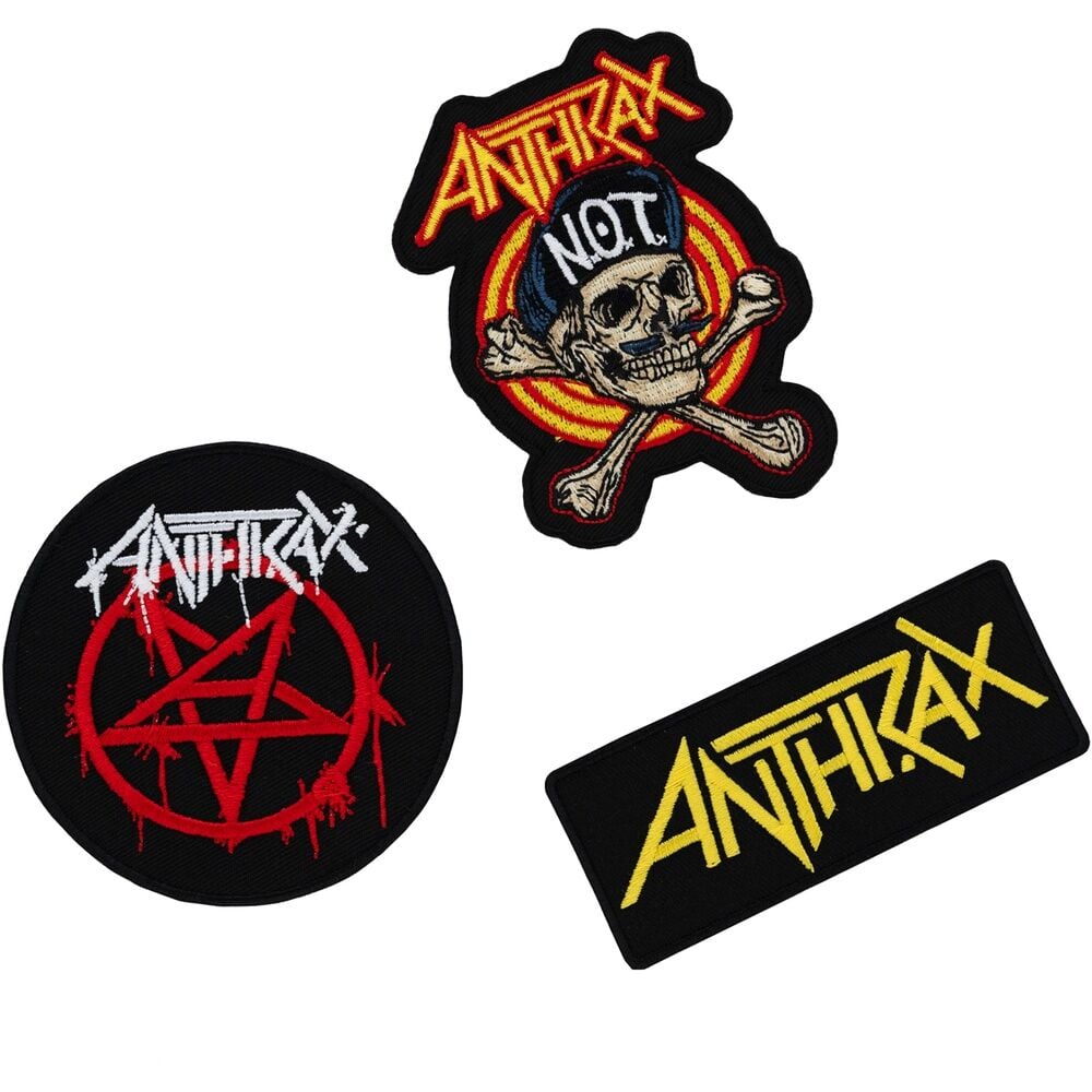 Set 3 parches Anthrax ERIK