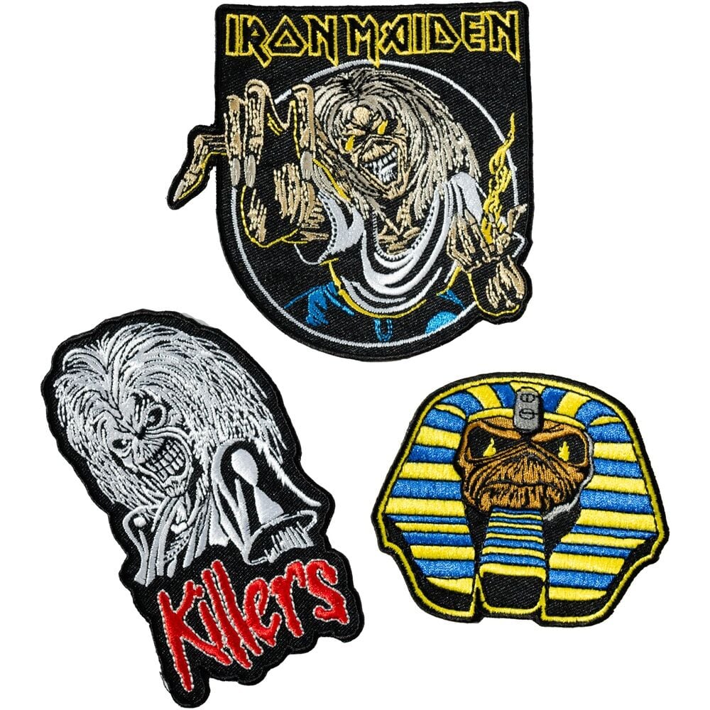 Set 3 parches Iron Maiden ERIK