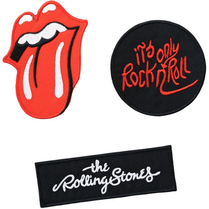 Set 3 parches Rolling Stones ERIK