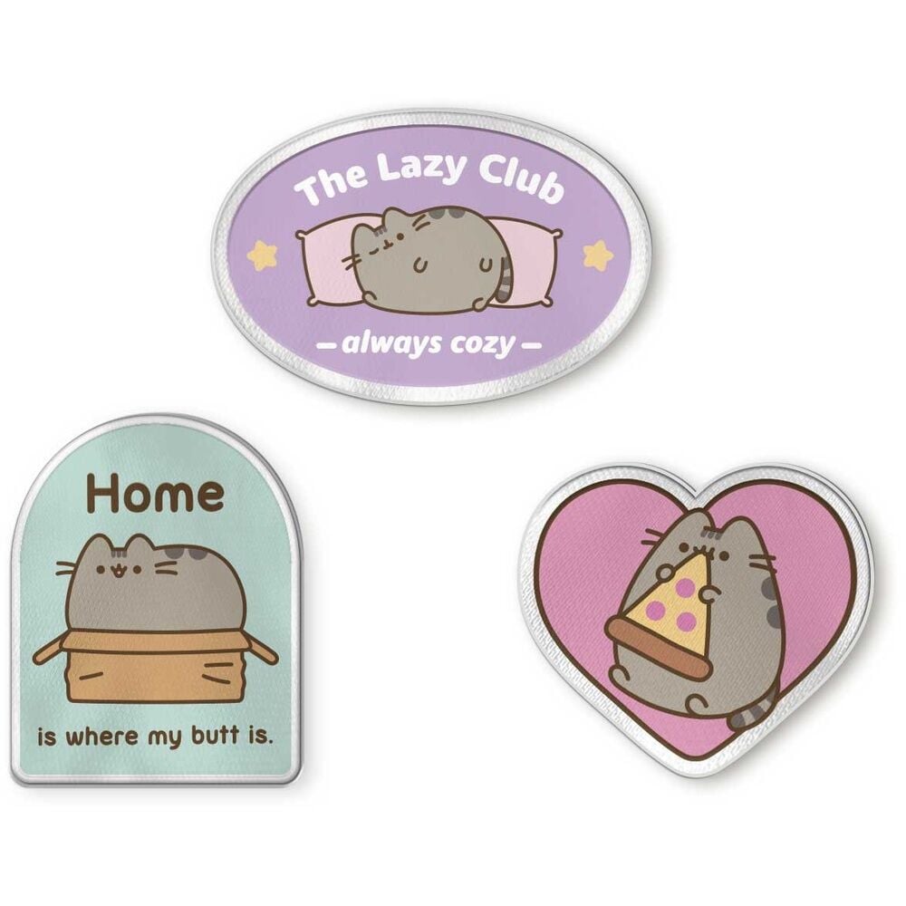 Set 3 parches Pusheen ERIK