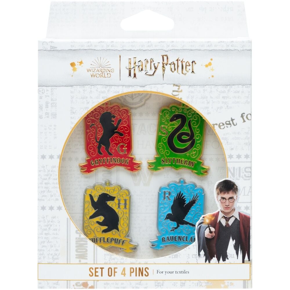 Set 4 pins Hogwarts Harry Potter ERIK