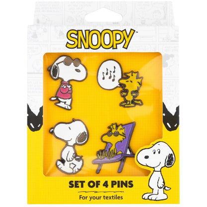 Set 4 pins Snoopy ERIK