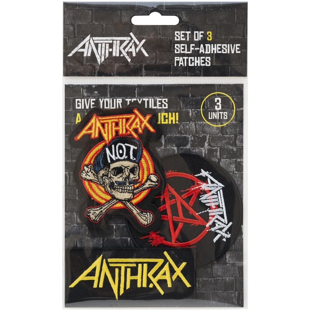 Set 3 parches Anthrax ERIK
