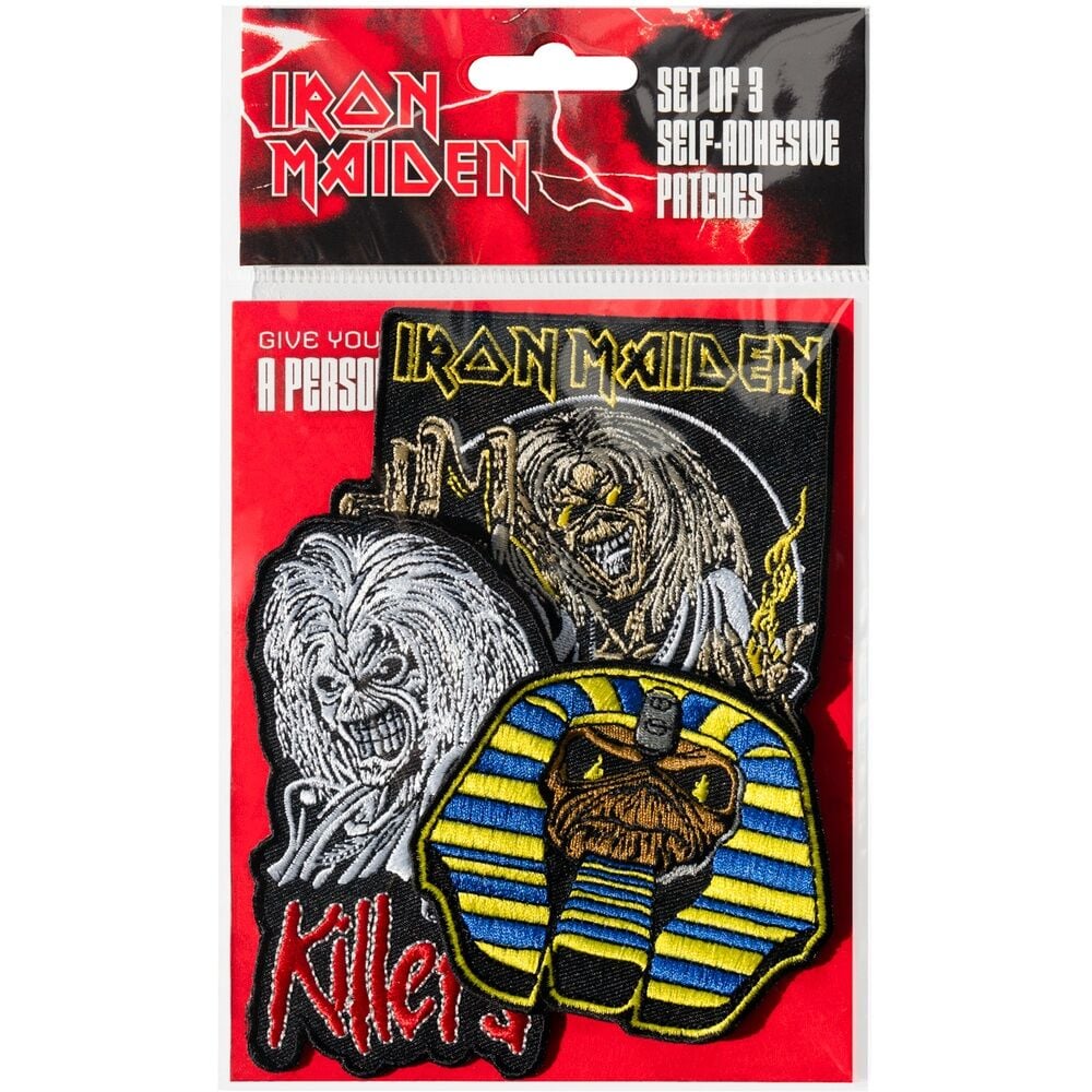 Set 3 parches Iron Maiden ERIK