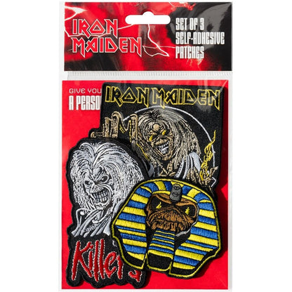 Set 3 parches Iron Maiden ERIK