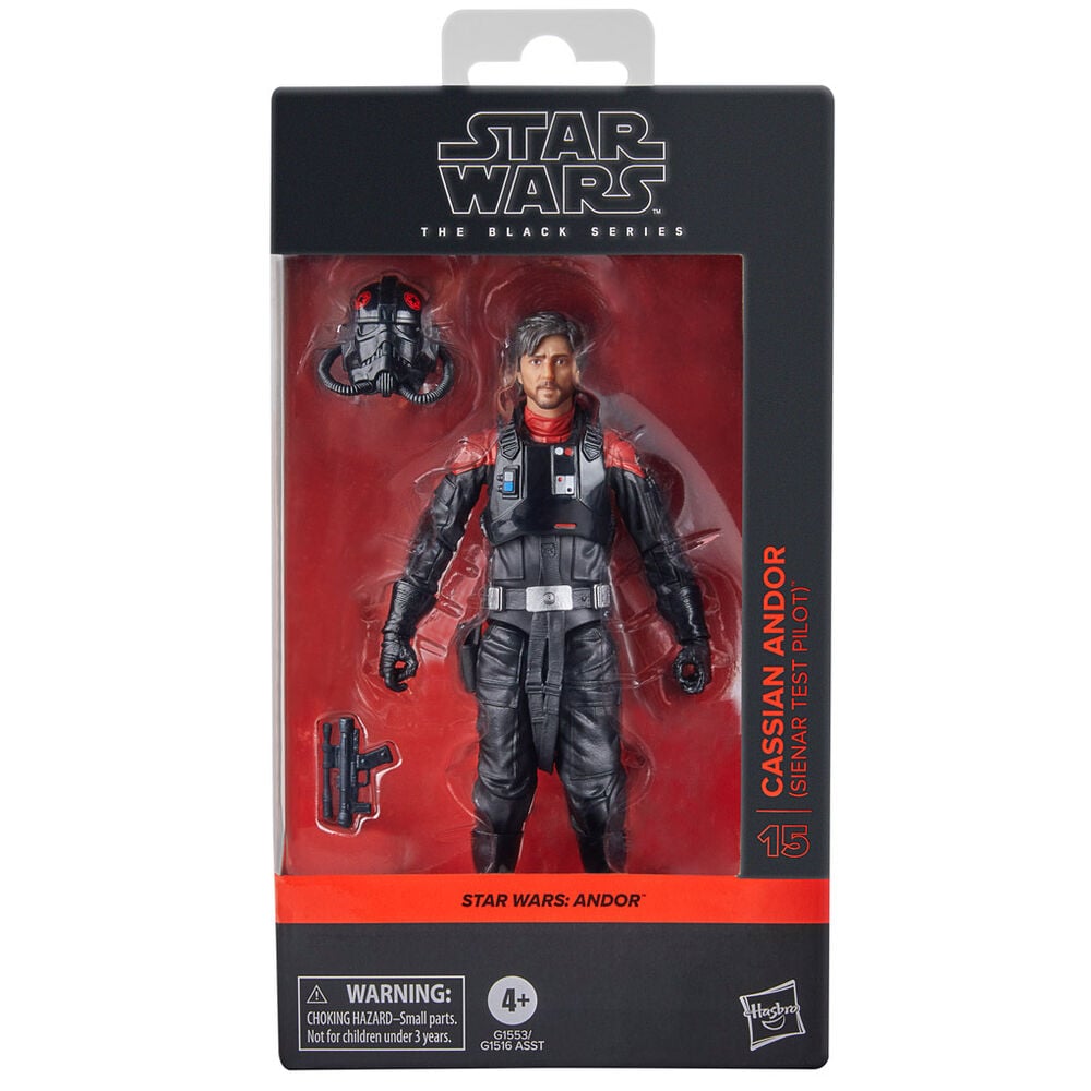 Figura Cassian Sienar Test Pilot Andor Star Wars 15cm HASBRO