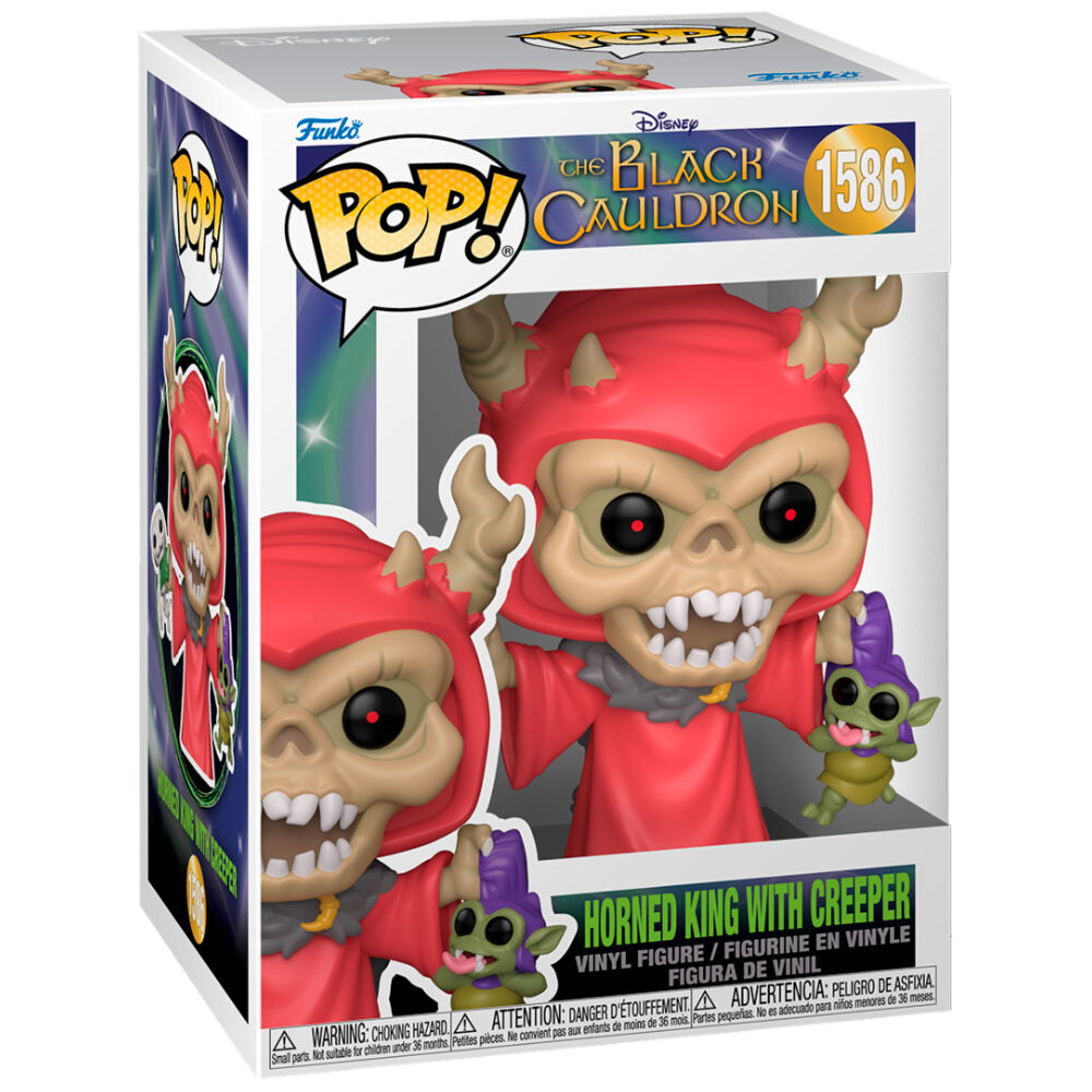 Figura POP Disney El Caldero Negro Horned King With Creeper FUNKO