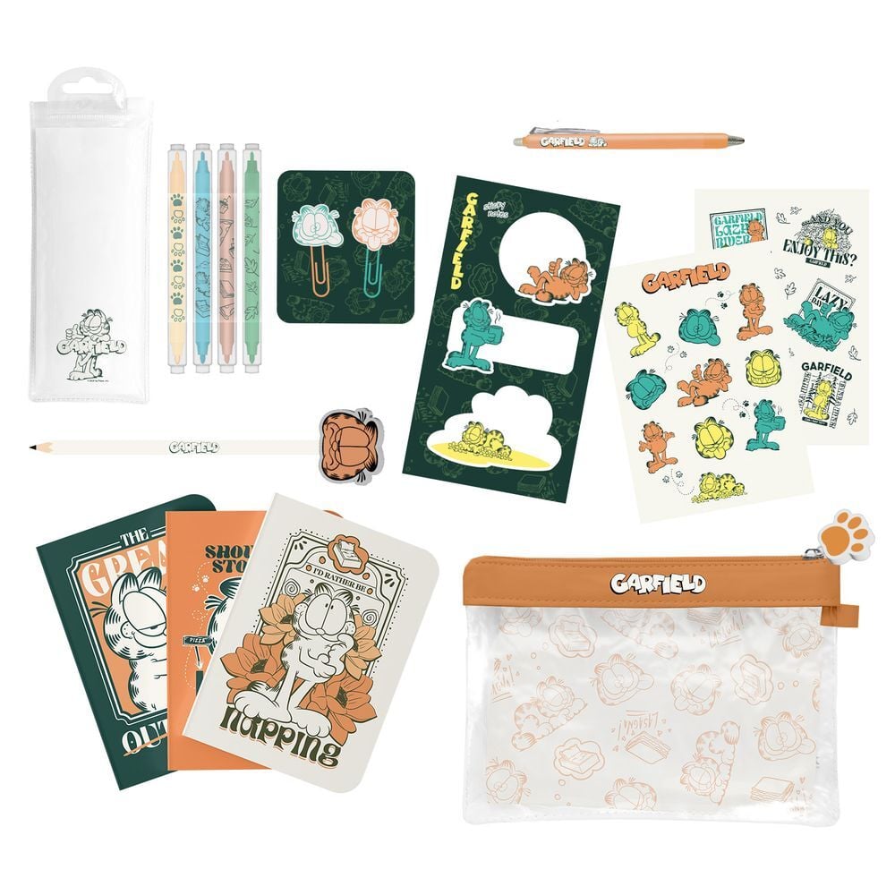 Set papeleria Garfield ERIK