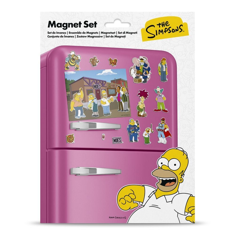 Set imanes troquelados Taberna Moe Los Simpsons ERIK