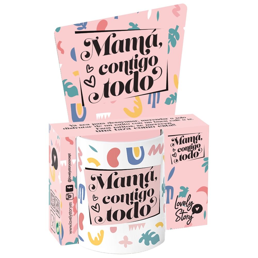Taza Mama Contigo Todo 330ml LOVELY STORY