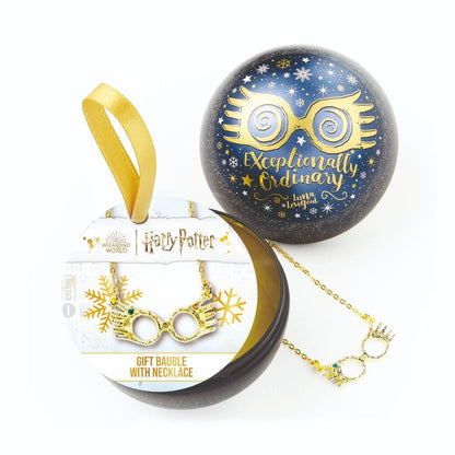 Colgante Gafas Luna Lovegood + Bola de Navidad Harry Potter THE CARAT SHOP