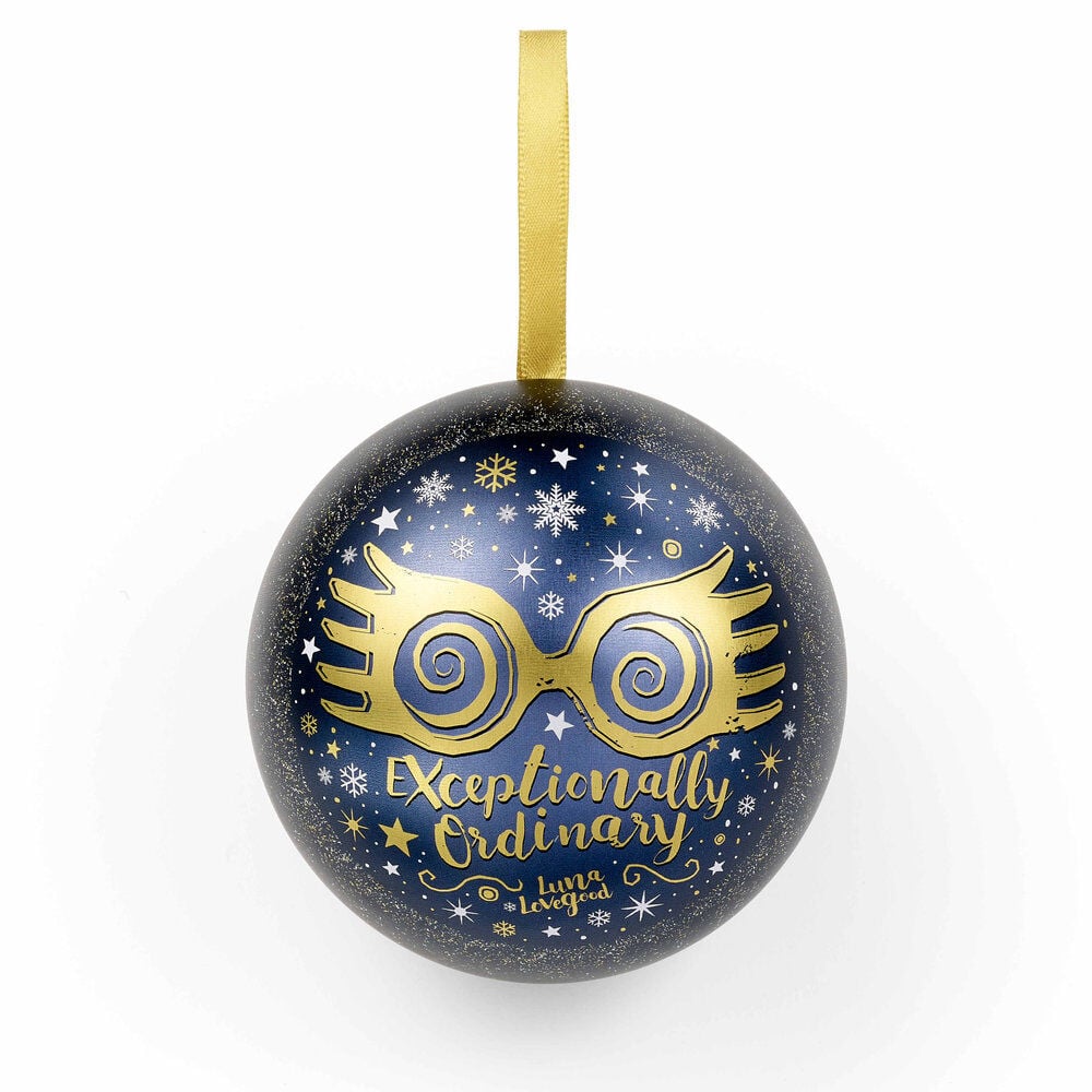 Colgante Gafas Luna Lovegood + Bola de Navidad Harry Potter THE CARAT SHOP