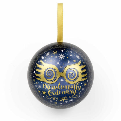 Colgante Gafas Luna Lovegood + Bola de Navidad Harry Potter THE CARAT SHOP