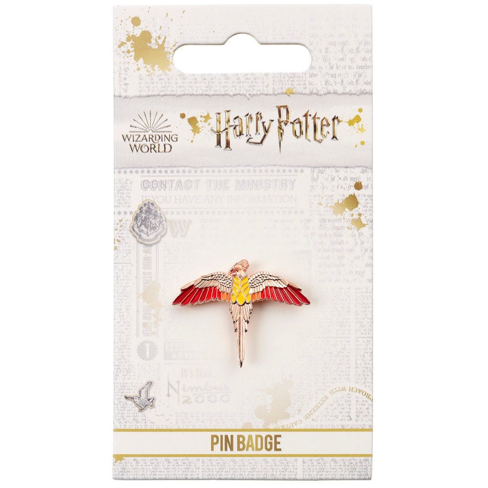 Pin Badge Fawkes Harry Potter THE CARAT SHOP