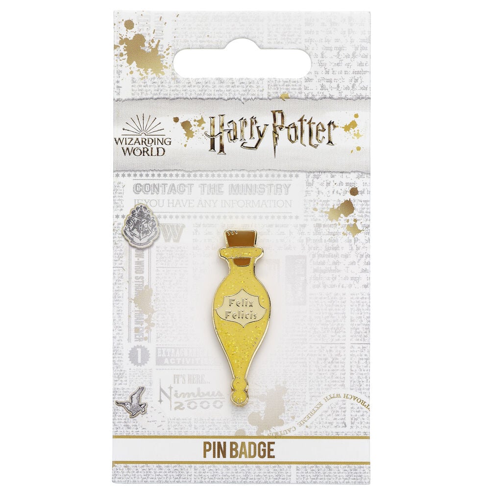 Pin Badge Felix Felicis Harry Potter THE CARAT SHOP