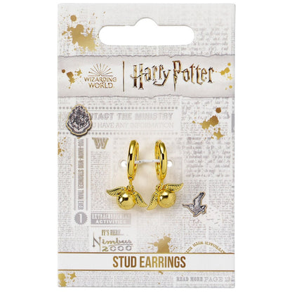 Pendientes Snitch Dorada Harry Potter THE CARAT SHOP
