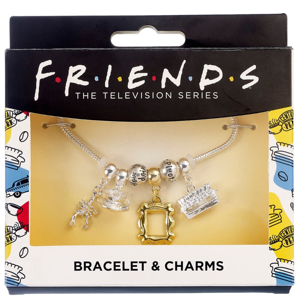 Pulsera Charm plateada Friends THE CARAT SHOP